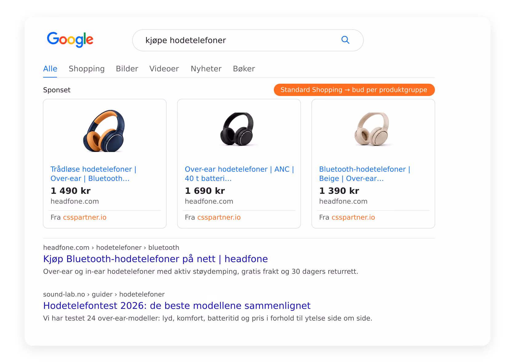 Når Standard Shopping vinner