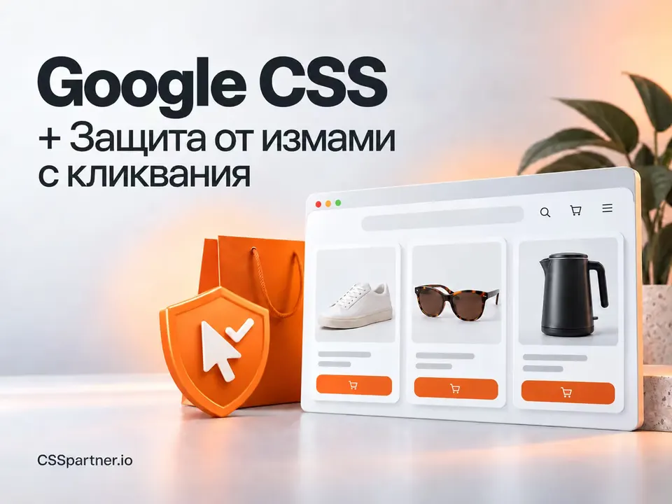 Google CSS + Защита от измами с кликвания