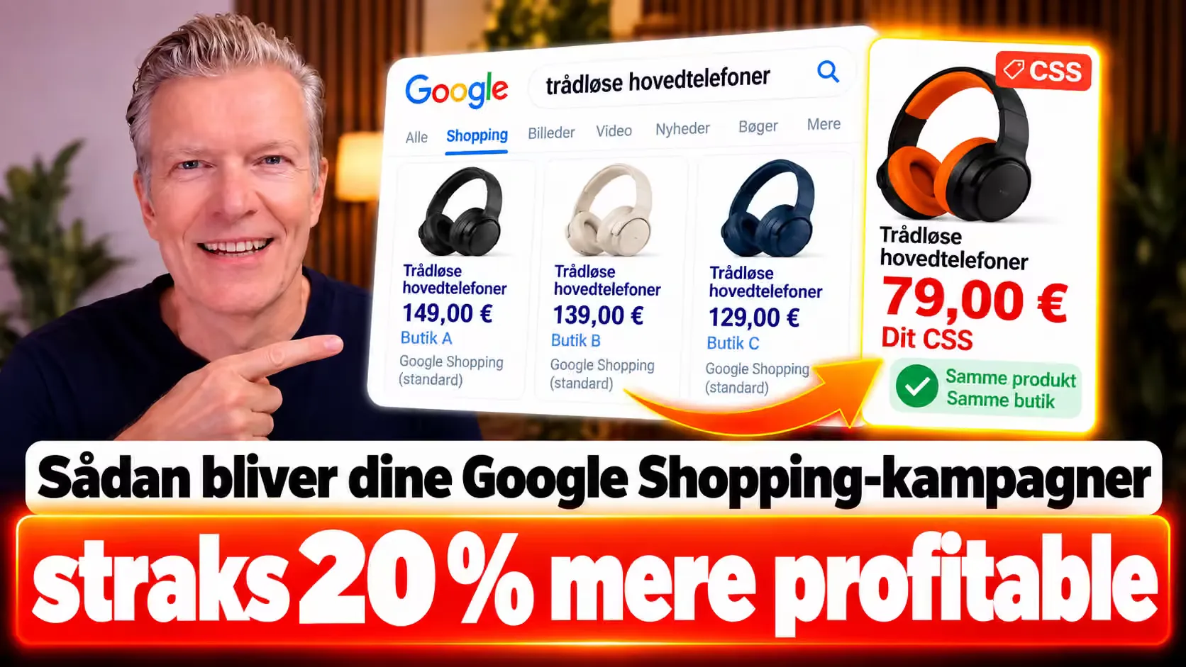 Gør Googles margin på 20 % til din fordel.