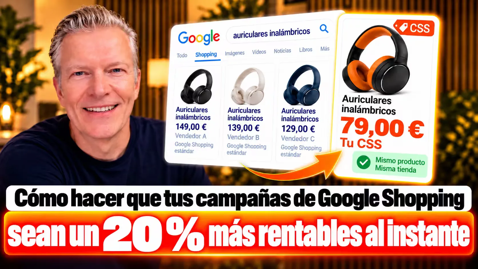 Convierte el 20 % de margen de Google en tu ventaja.