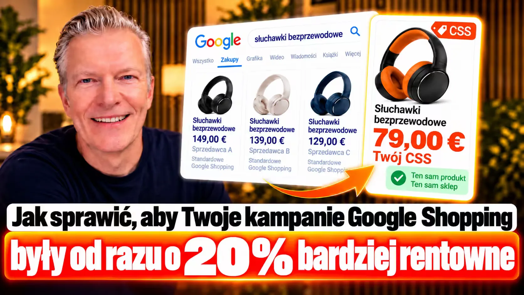 Zamień 20% marży Google w swoją przewagę.