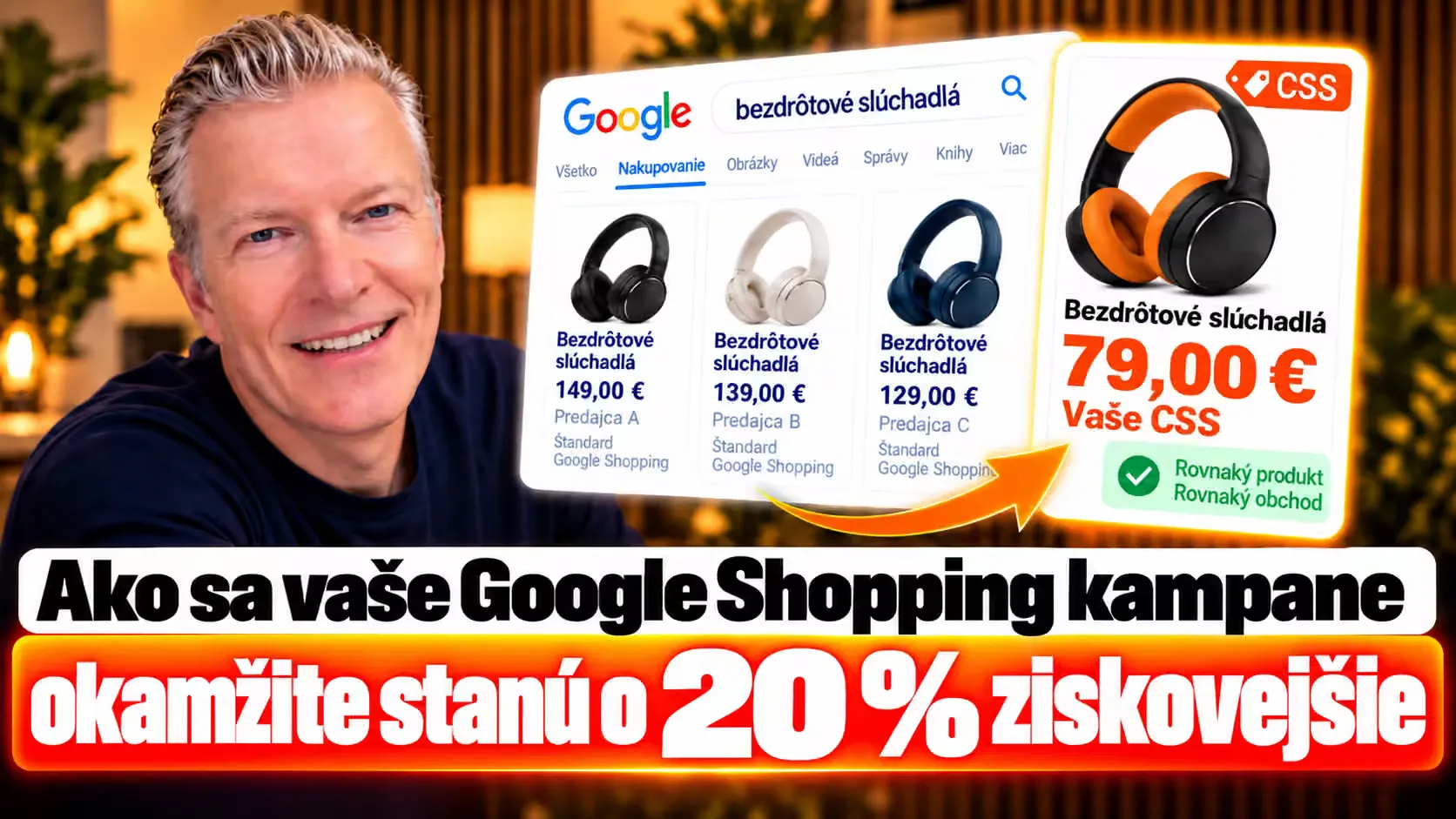 Premeň 20 % maržu Googlu na svoju výhodu.